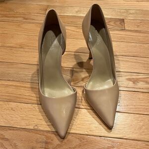 Michael Kors Women's D'Orsay Stiletto Heels Nude Size 7M Formal Shoes
